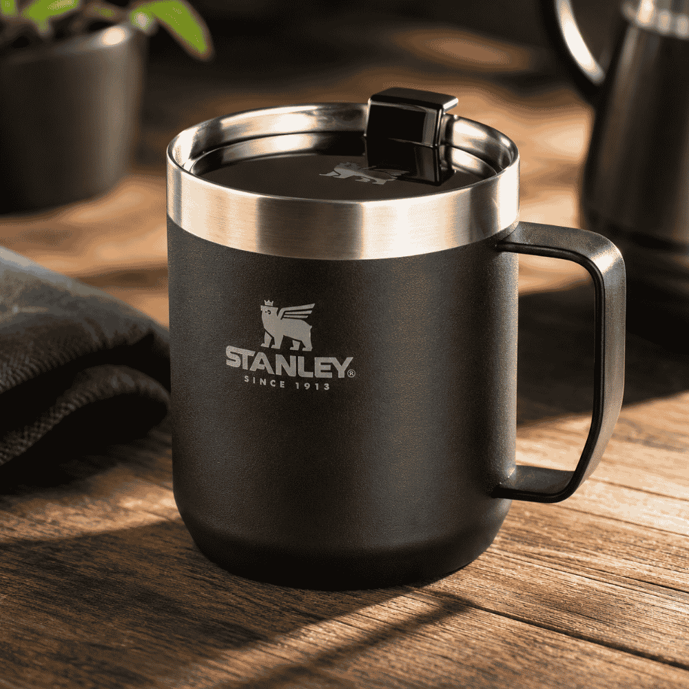 Caneca Térmica Stanley Camp Mug Black 354ml