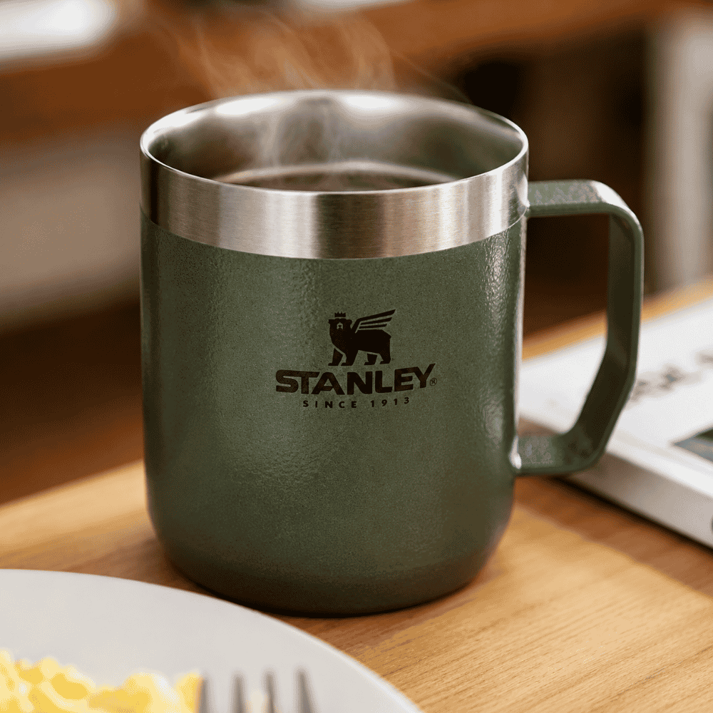 Caneca Térmica Stanley Camp Mug Hammertone Green 354ml
