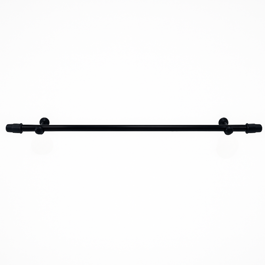 Kit Varão Com Junção 19Mm Preto Chroma