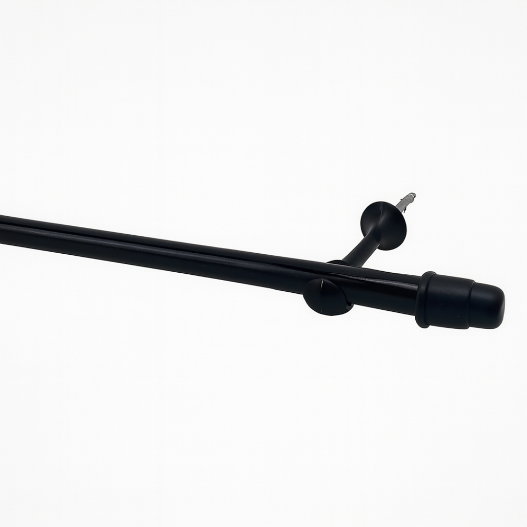 Kit Varão Com Junção 19Mm Preto Chroma