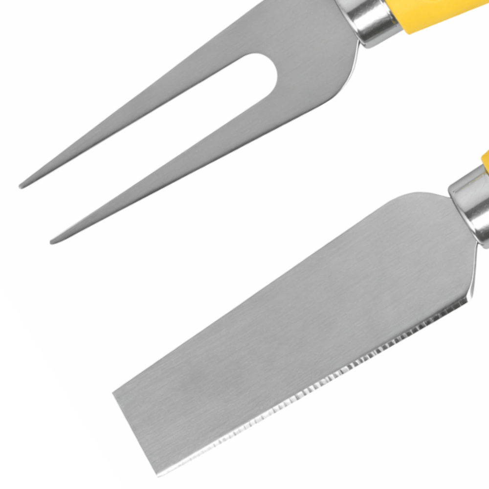 Kit para Queijo 2 Peças em Inox Interponte