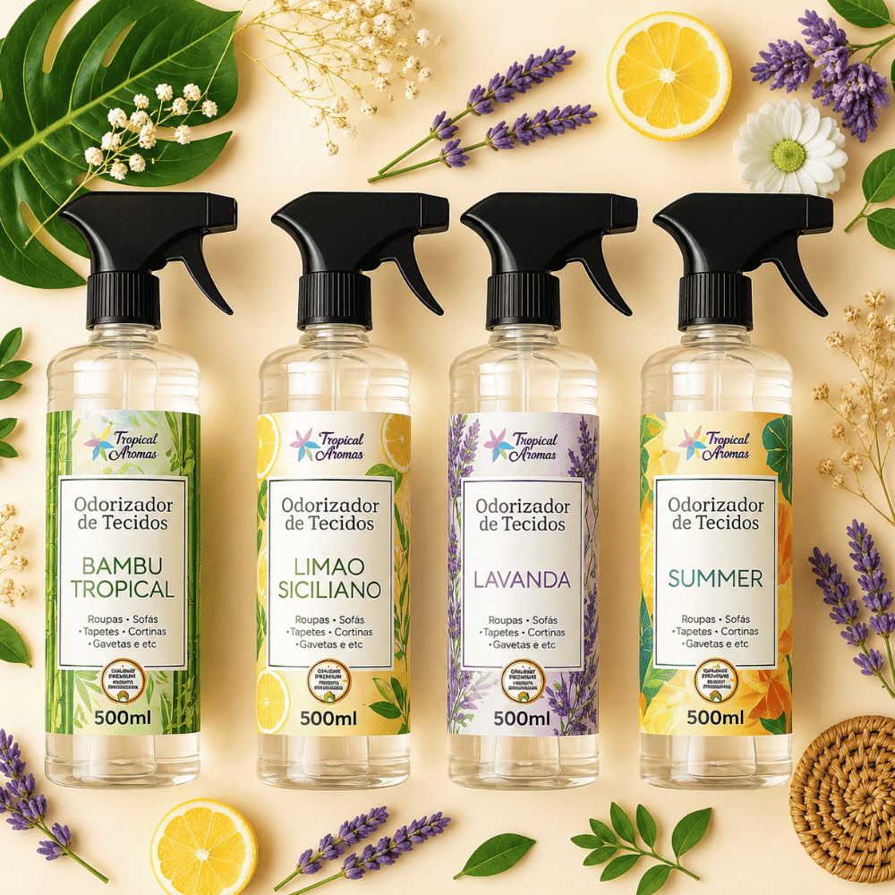 Odorizador de Tecidos 500ml Flor Tropical Aromas