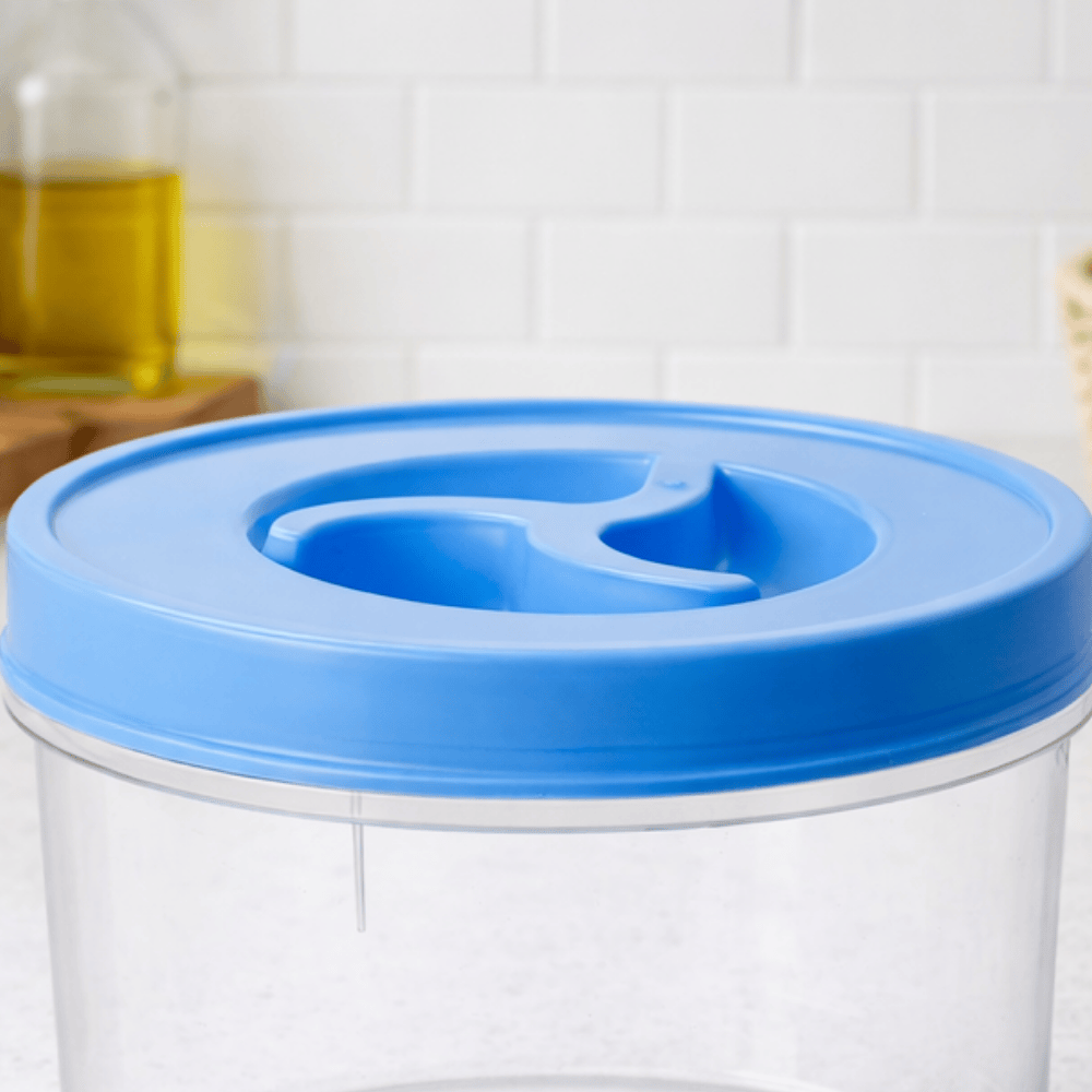 Pote Redondo 1200Ml Baixo Grande Transparente Ercaplast