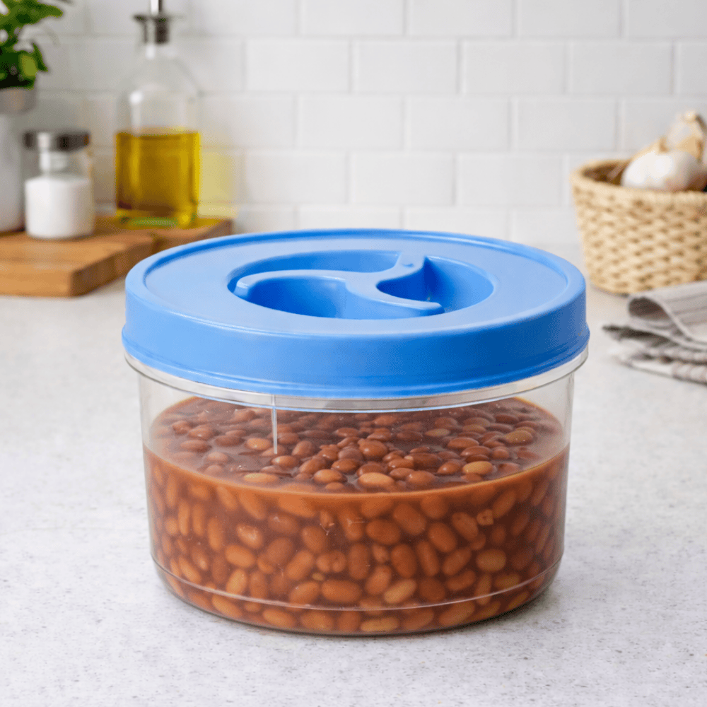 Pote Redondo 1200Ml Baixo Grande Transparente Ercaplast