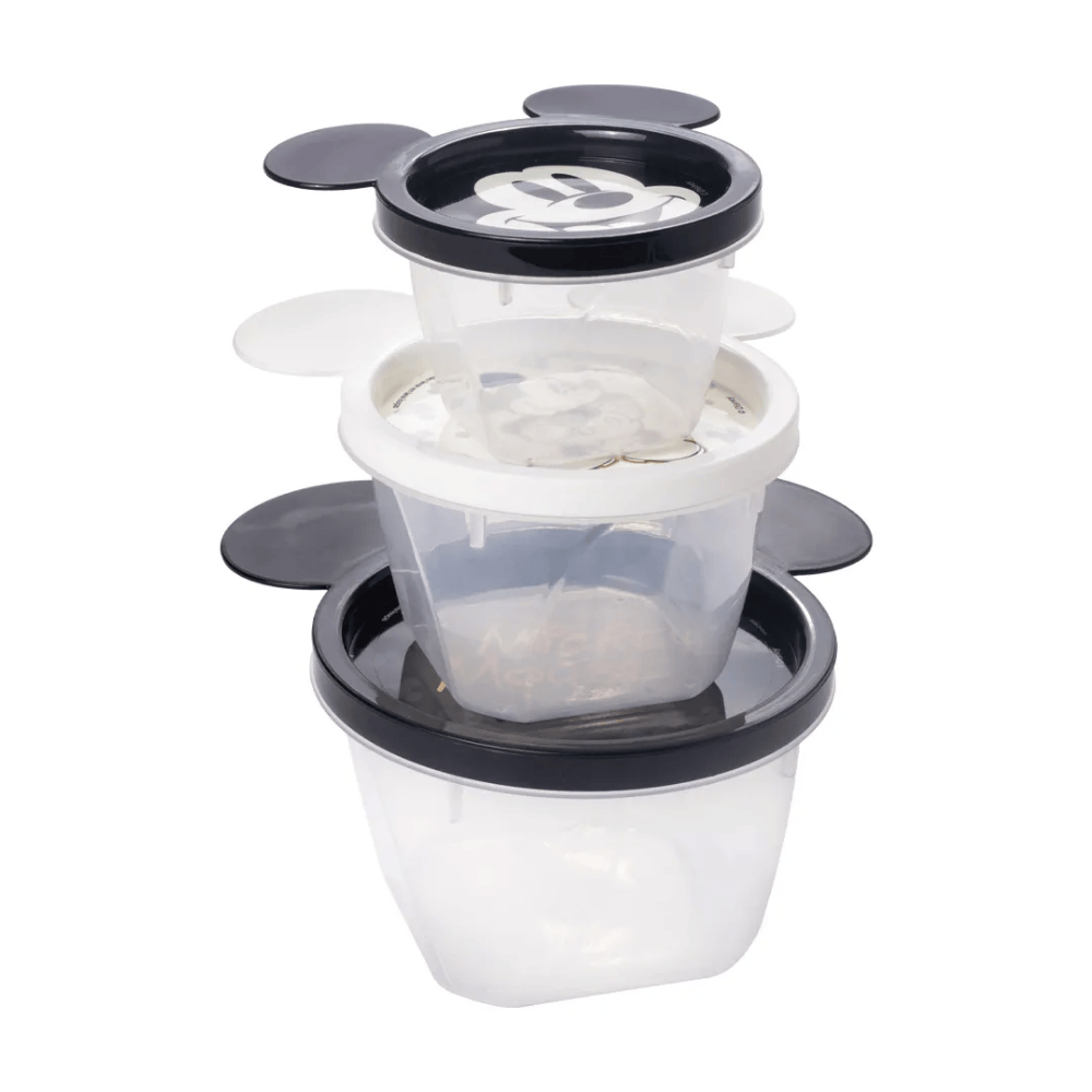 Conjunto 3 Potes Conect Mickey Plasutil