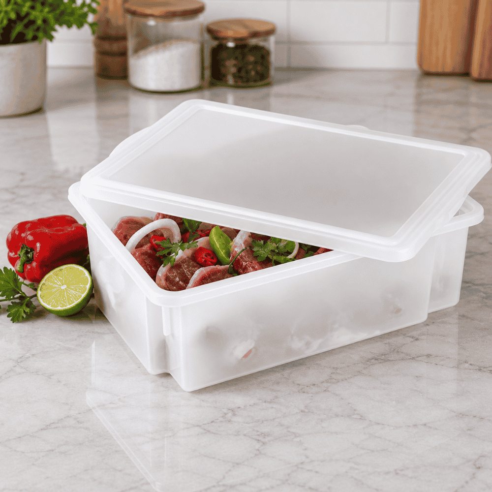 Caixa Biopratika 24,5L c/Tampa Pleion