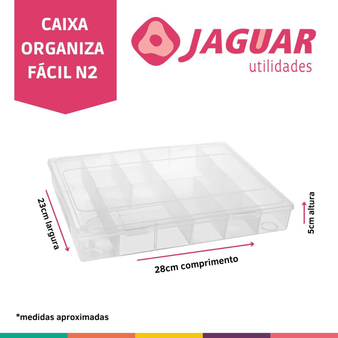 Caixa Organiza Fácil N2 Jaguar