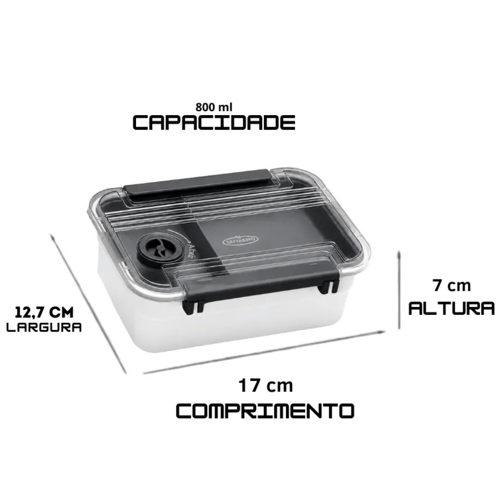 Marmita com Bandeja e Válvula 800ml Nitron