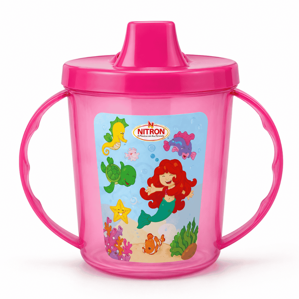 Copo Infantil com Alça 320ml Nitron