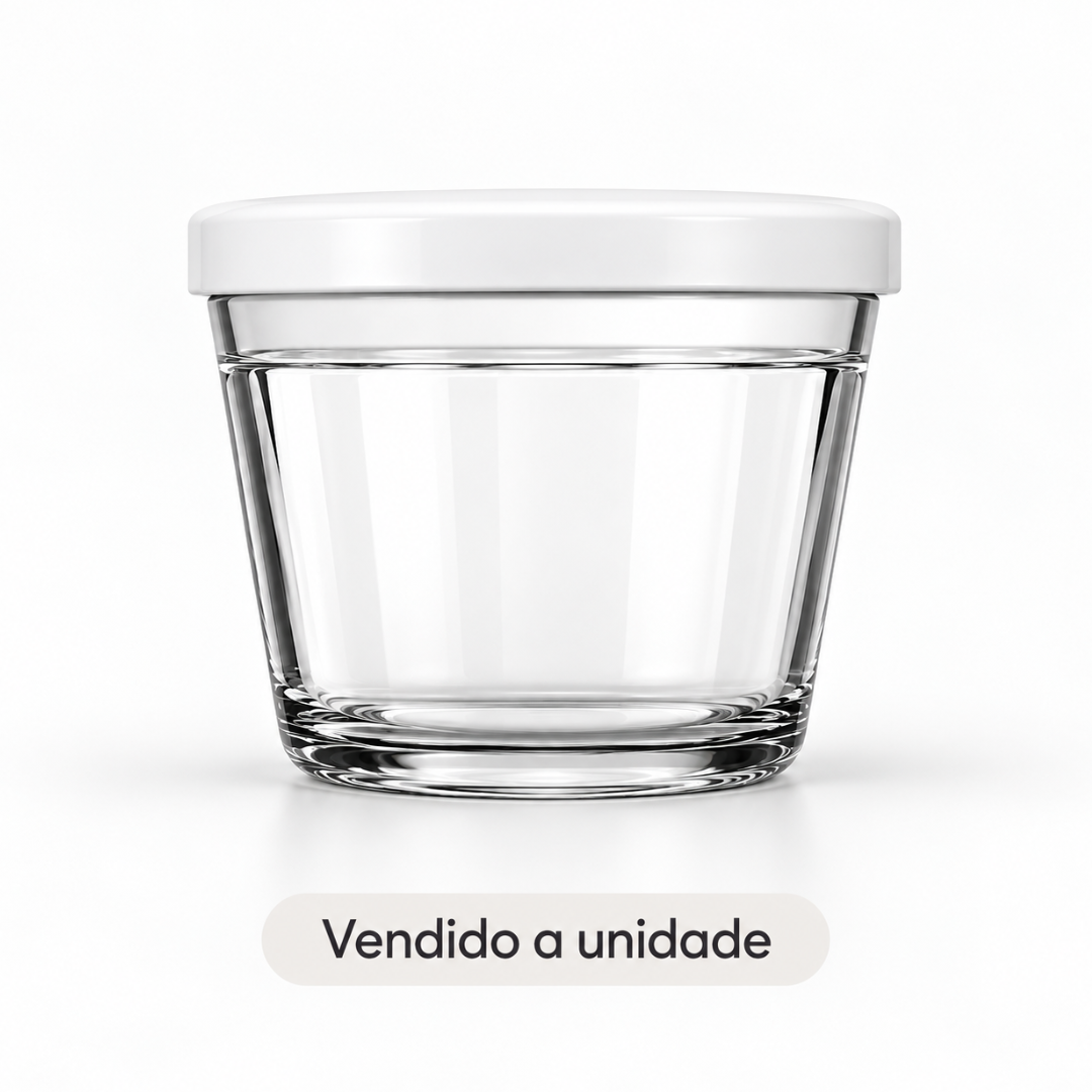 Tigela Americano 150Ml Com Tampa Nadir