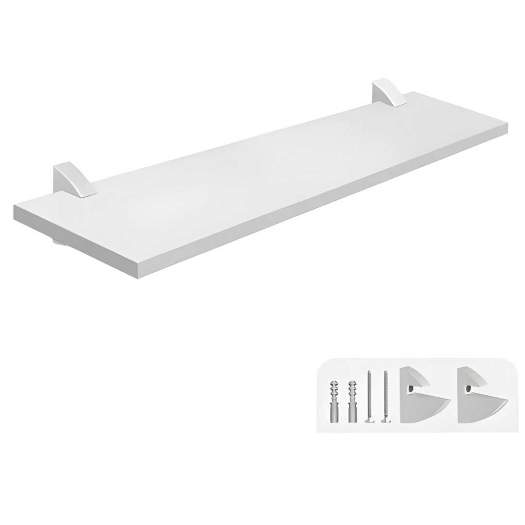 Prateleira Branca Com Suporte Branco Me Leve Prat-K