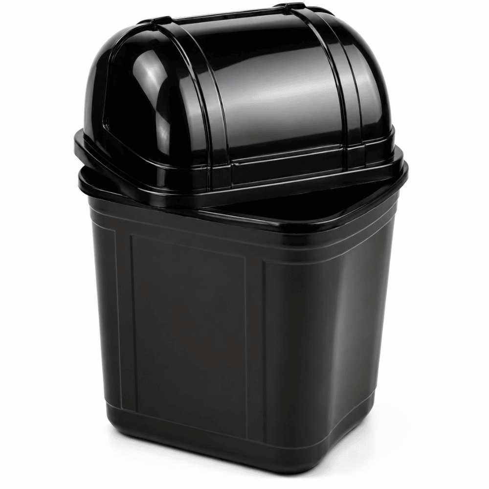 Lixeira Retrátil 4L Preta Nitron