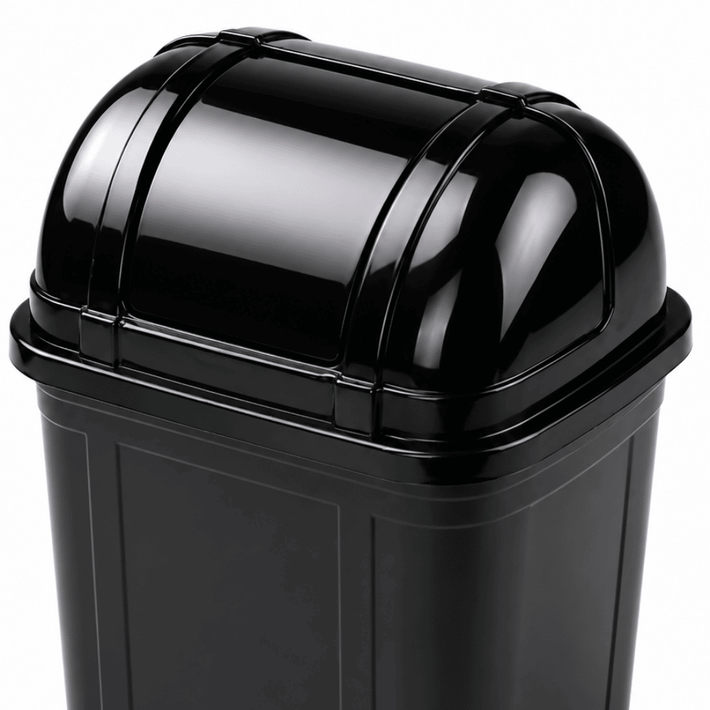 Lixeira Retrátil 4L Preta Nitron