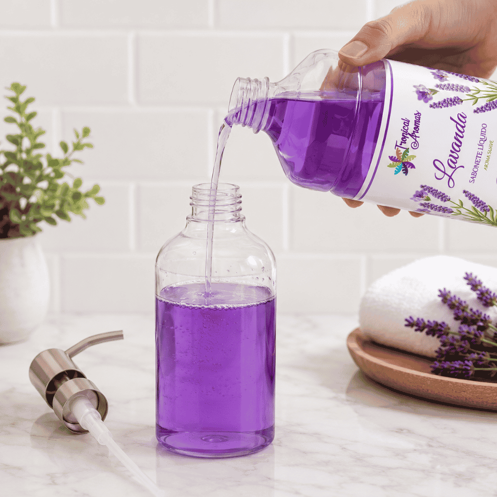 Refil Sabonete Líquido 1 Litro Lavanda Tropical Aromas