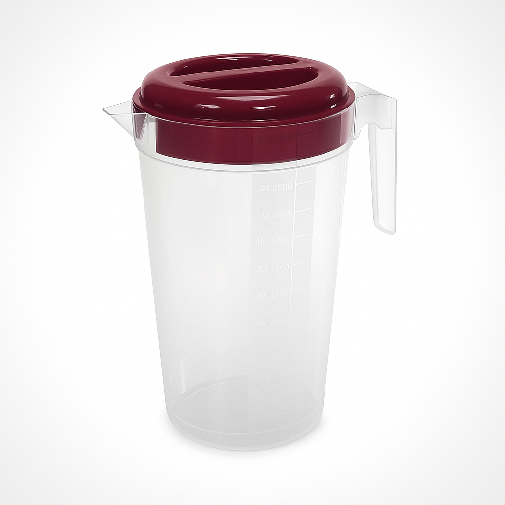 Jarra com Tampa 2,75 Litros Ercaplast
