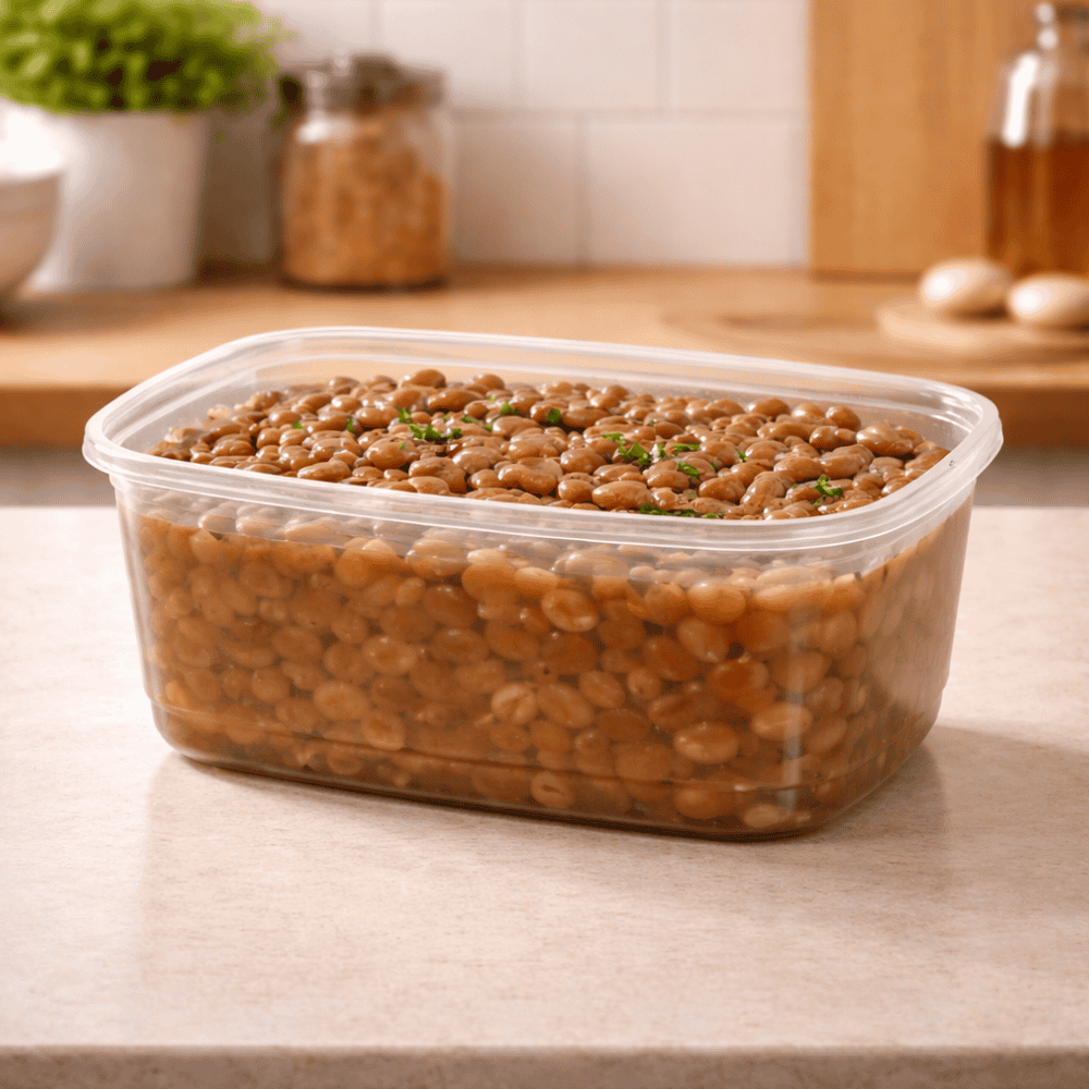 Pote Retangular Grande Transparente 1300ml Ercaplast