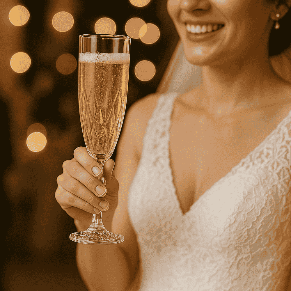Taça Para Champagne Diamond Inga