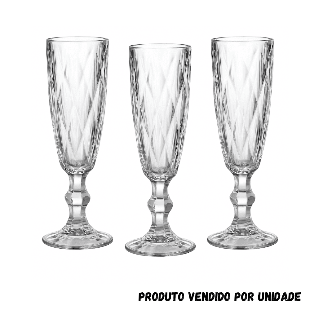 Taça Para Champagne Diamond Inga