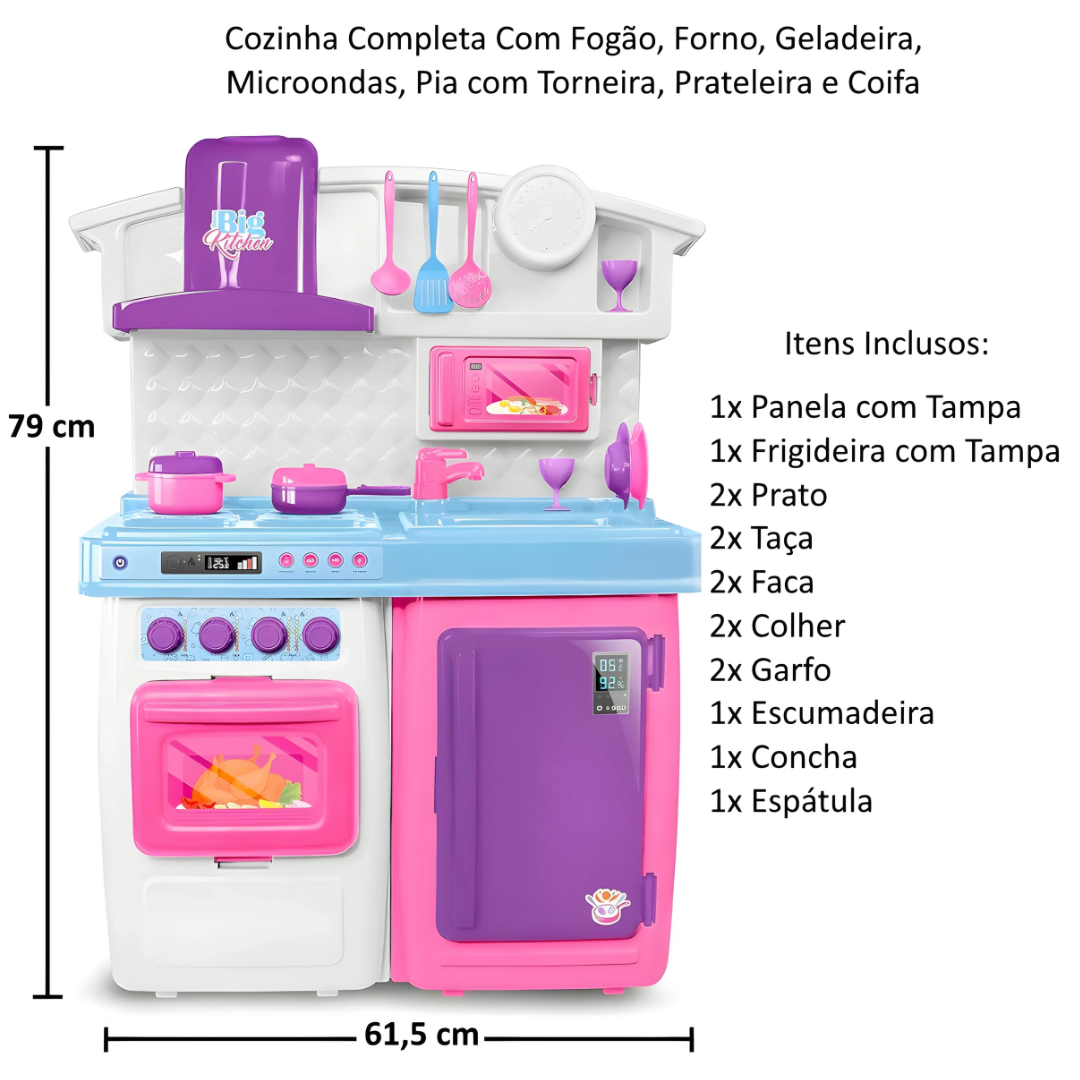 Cozinha Big Kitchen Pink