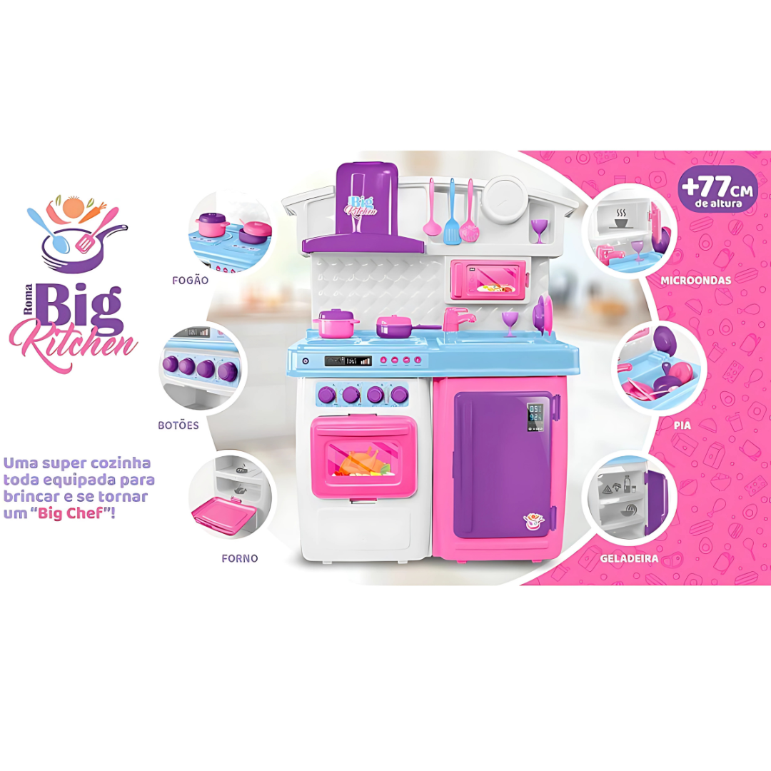 Cozinha Big Kitchen Pink