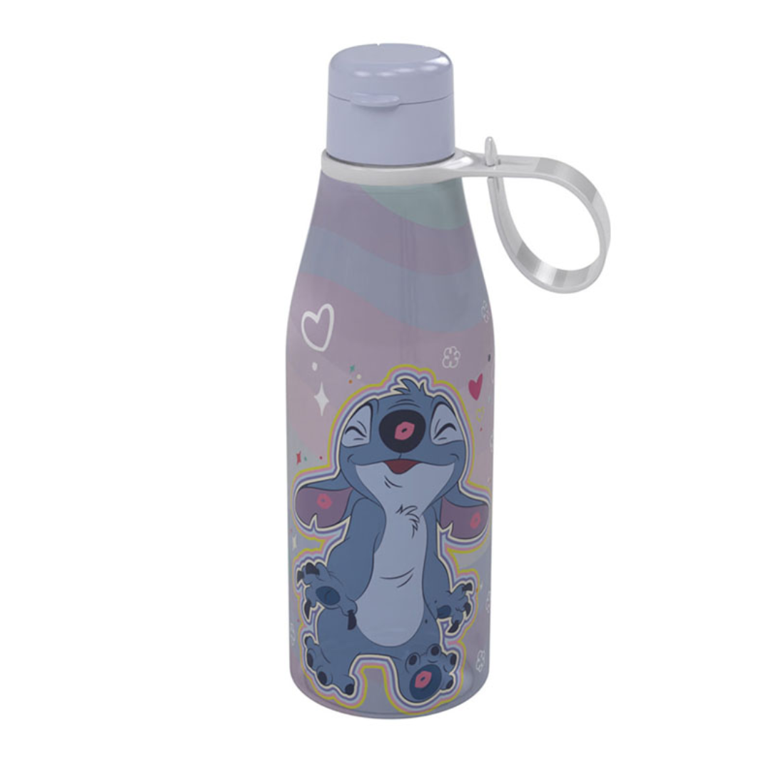 Garrafa Abre Facil Stitch 530Ml Plasutil