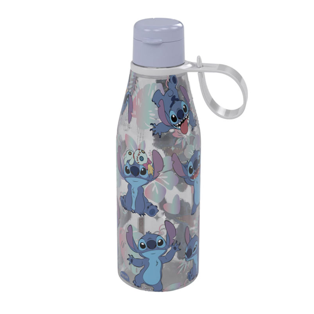 Garrafa Abre Facil Stitch 530Ml Plasutil