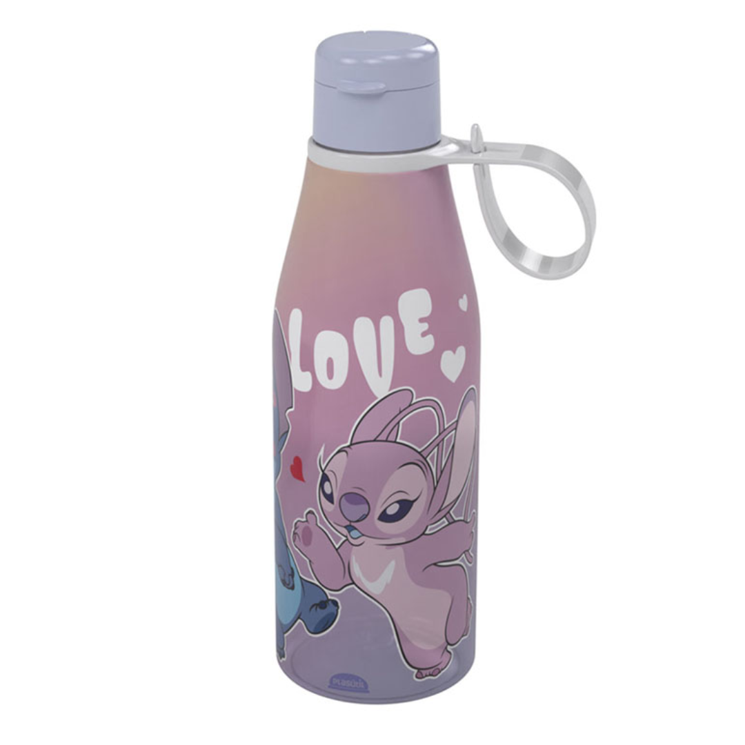 Garrafa Abre Facil Stitch 530Ml Plasutil