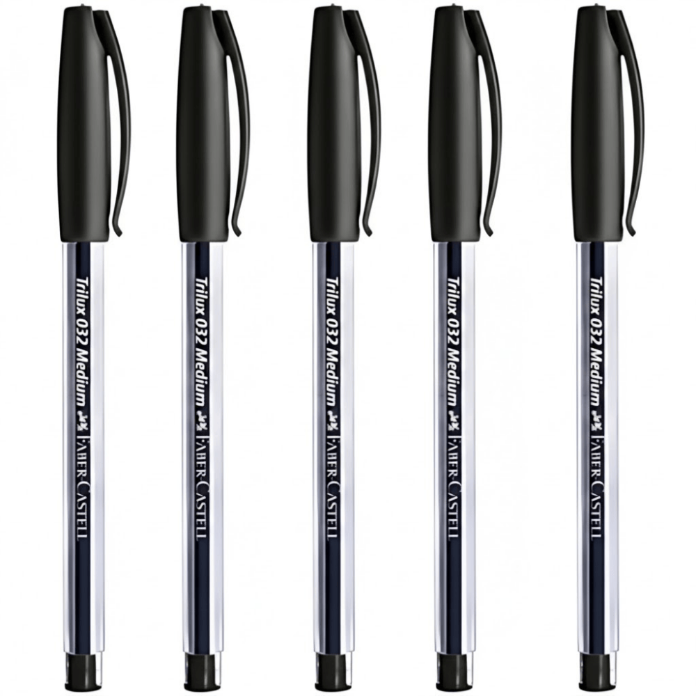 Caneta Esf Trilux Md Pt Faber Castell