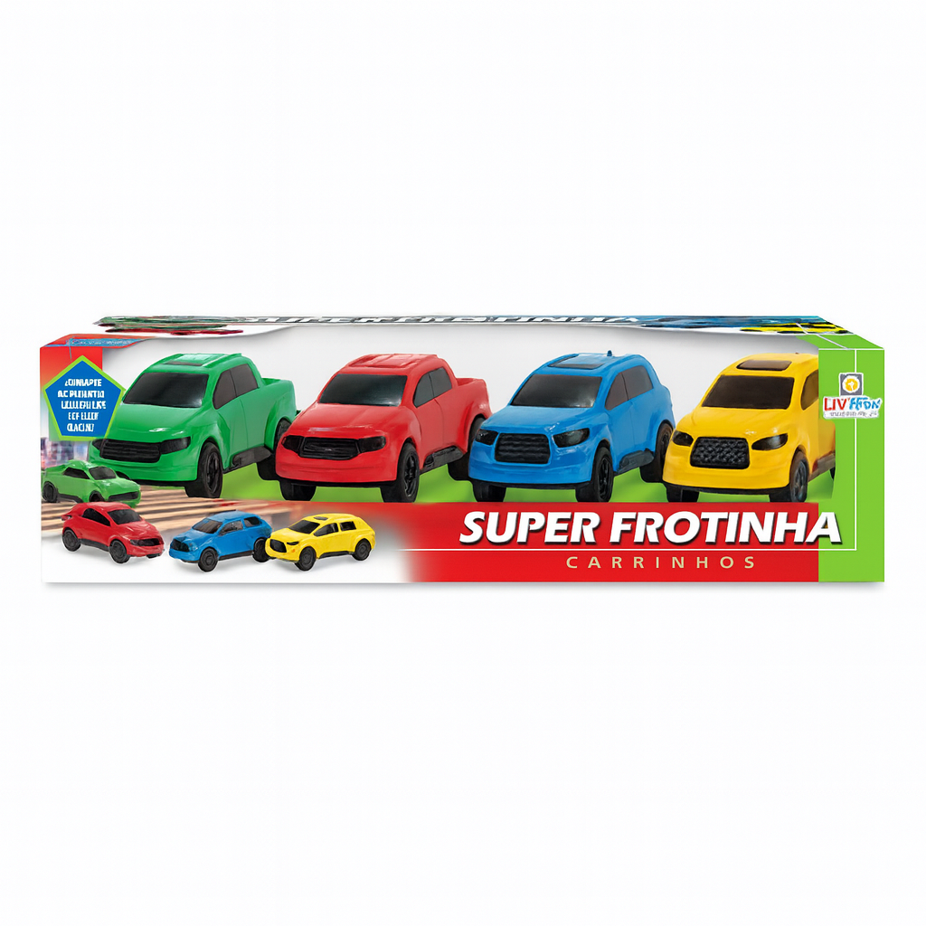 Carrinho Com 4 Peças Divplast