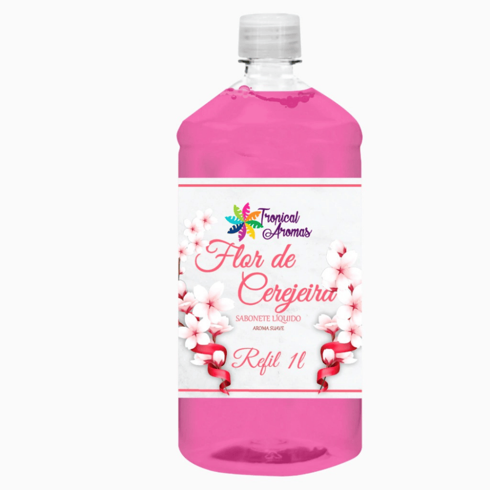 Refil De Sabonete Líquido Flor De Cerejeira Tropical Aromas