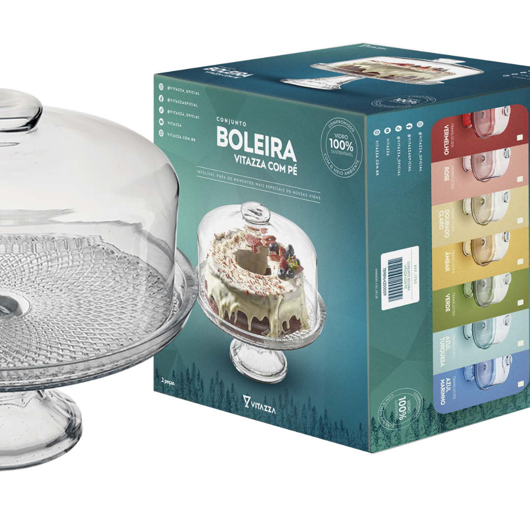 Conj Boleira C/Pe Natural Vitazza