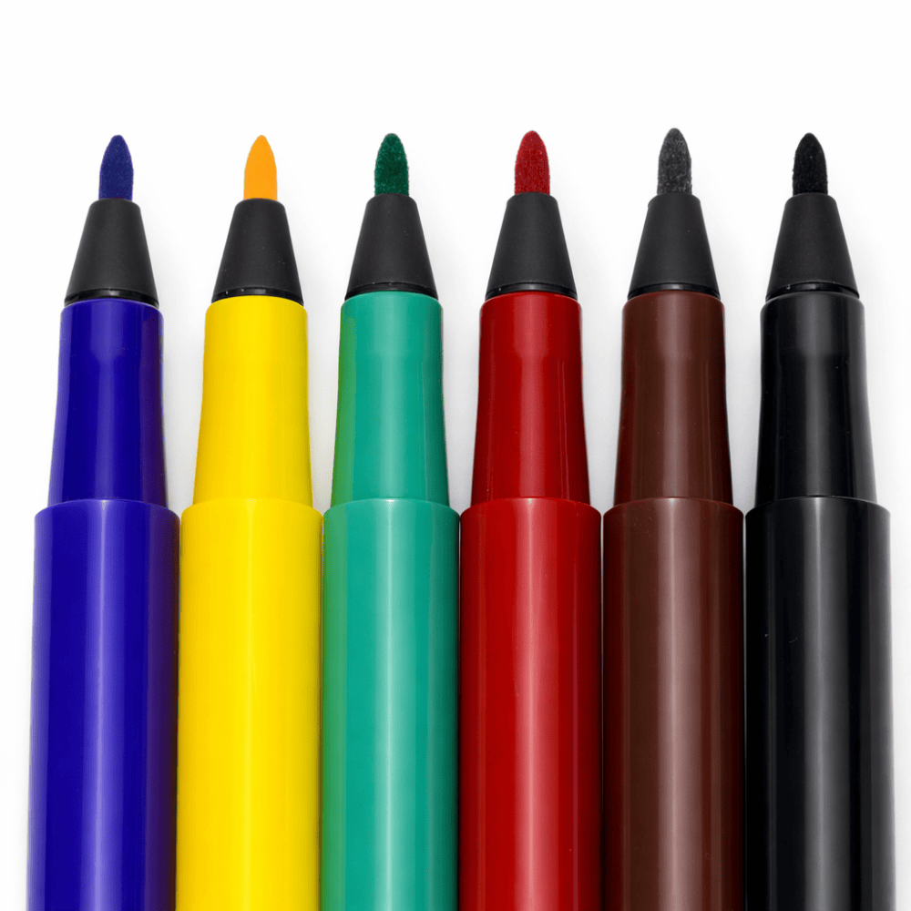 Canetinha Hidrografica 06 Cores Acrilex