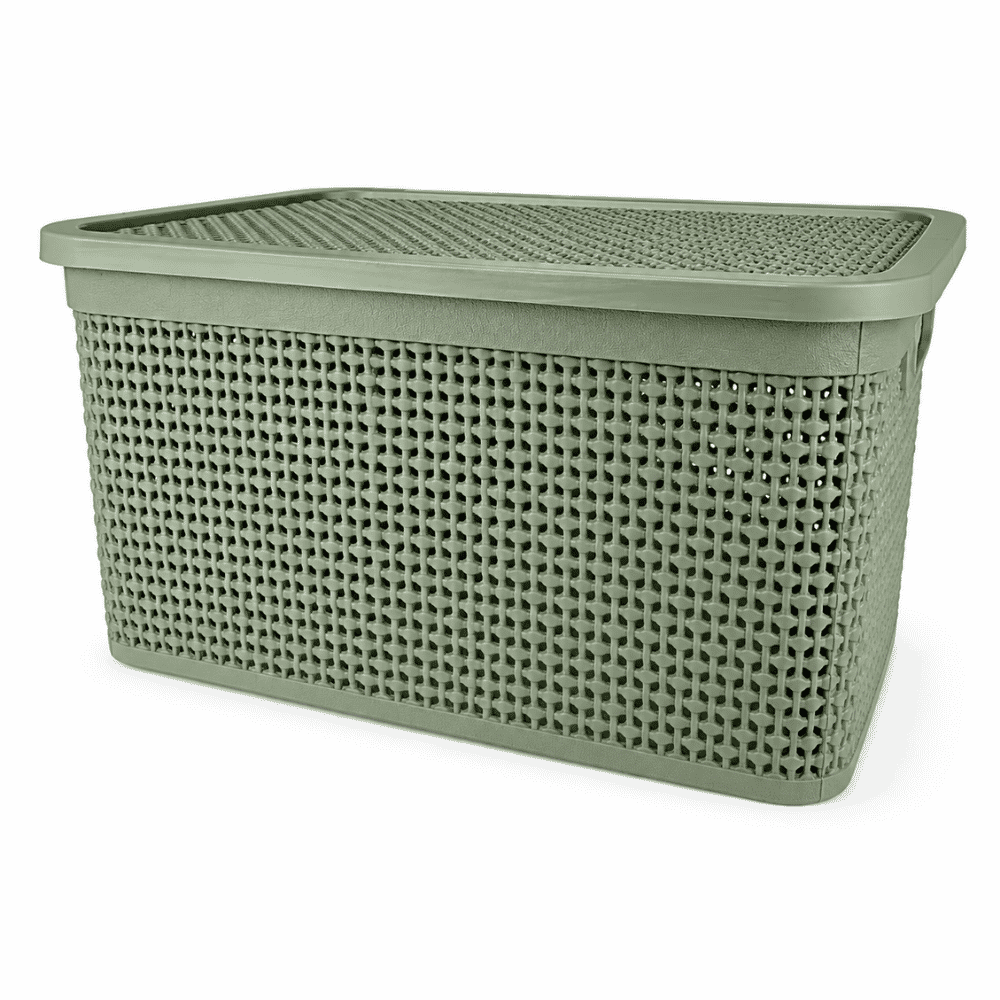 Caixa Rattan 2,5lt Verde Rischioto