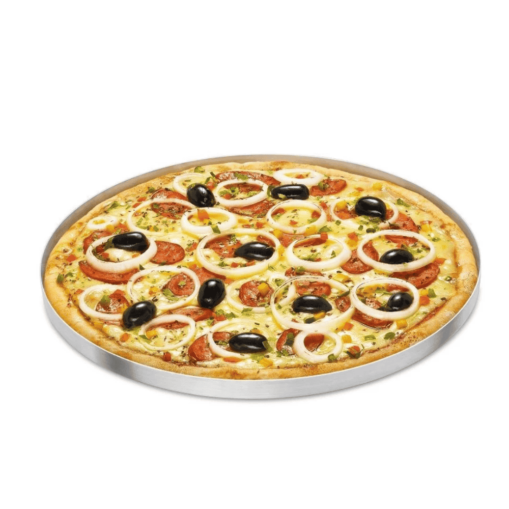 Assadeira para Pizza 30x1,5cm Nigro