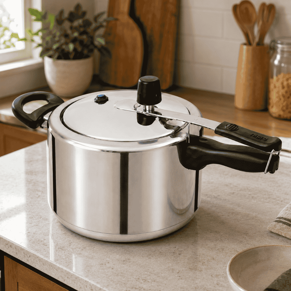 Panela de Pressão Expressa 4,5L Polida Nigro