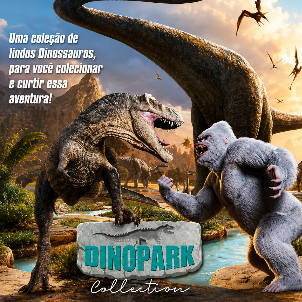 Dinopark Rex com Som Bee Toys
