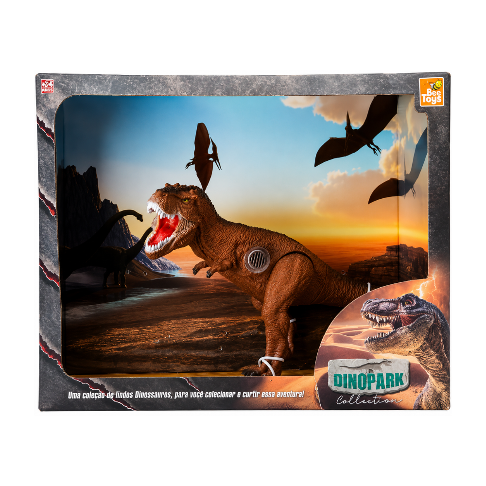 Dinopark Rex com Som Bee Toys