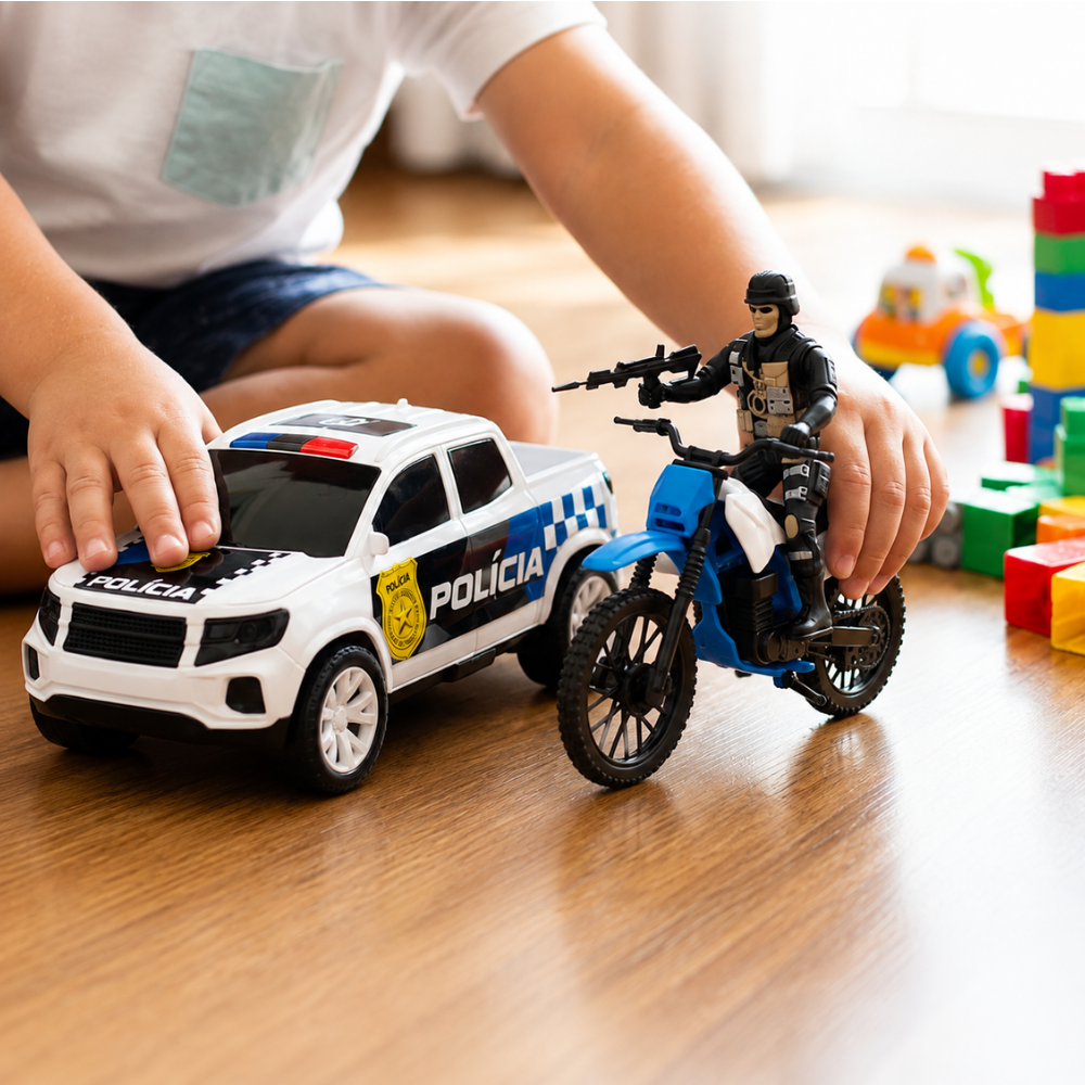 Kit Força Tarefa Polícia Samba Toys