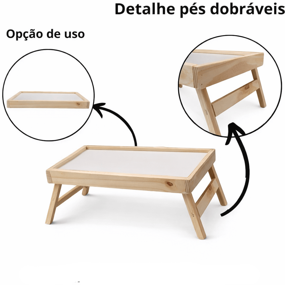 Mesa De Café 38X24Cm Madlar