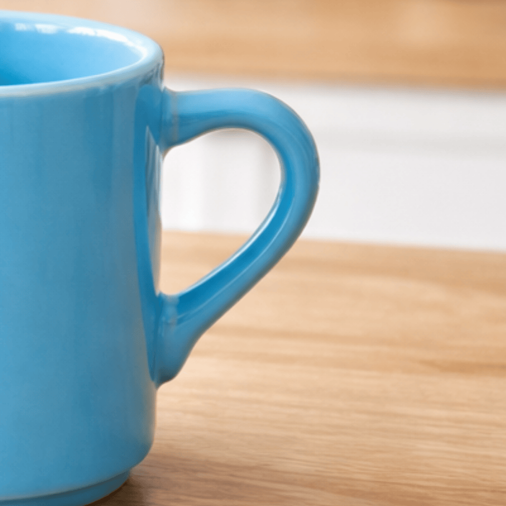 Xícara Café Canequinha Lisa Azul 60Ml Horacilio