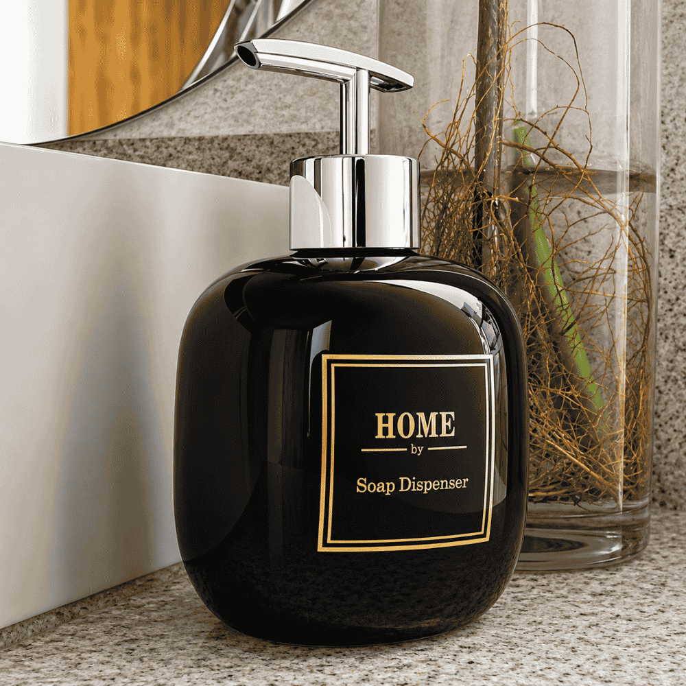 Porta Sabonete Líquido de Porcelana 380ml Amigold