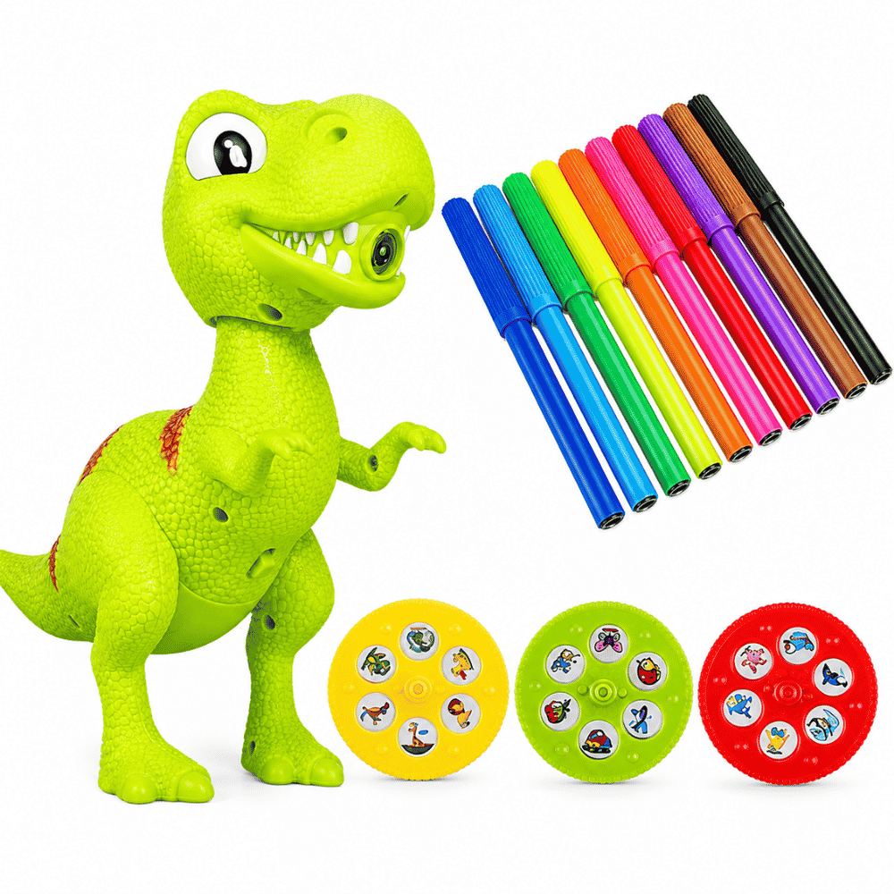 Projetor Dinossauro 2 em 1 a Pilha Mohnish