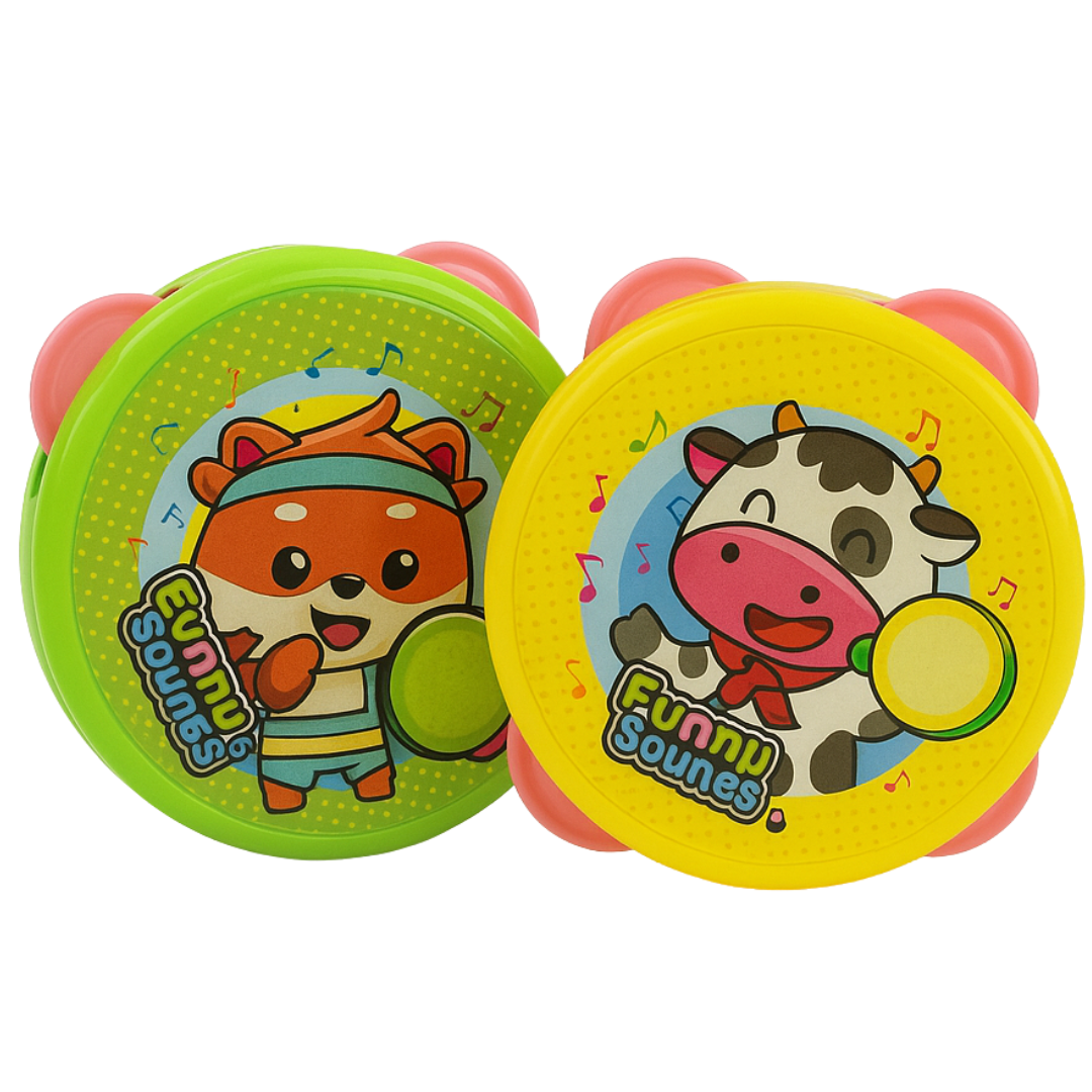 Pandeiro De Plástico Infantil Mohnish