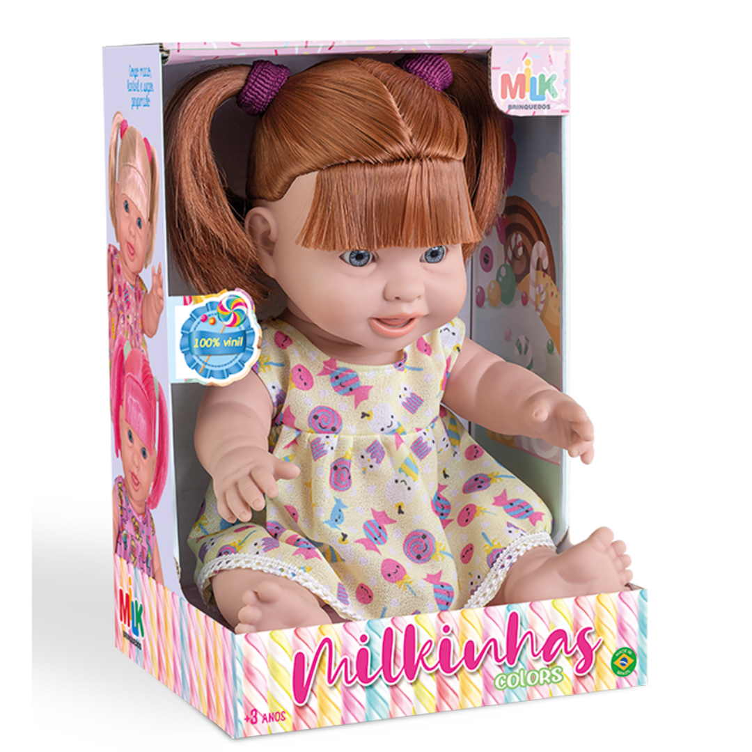 Boneca Milkinhas Colors Milk