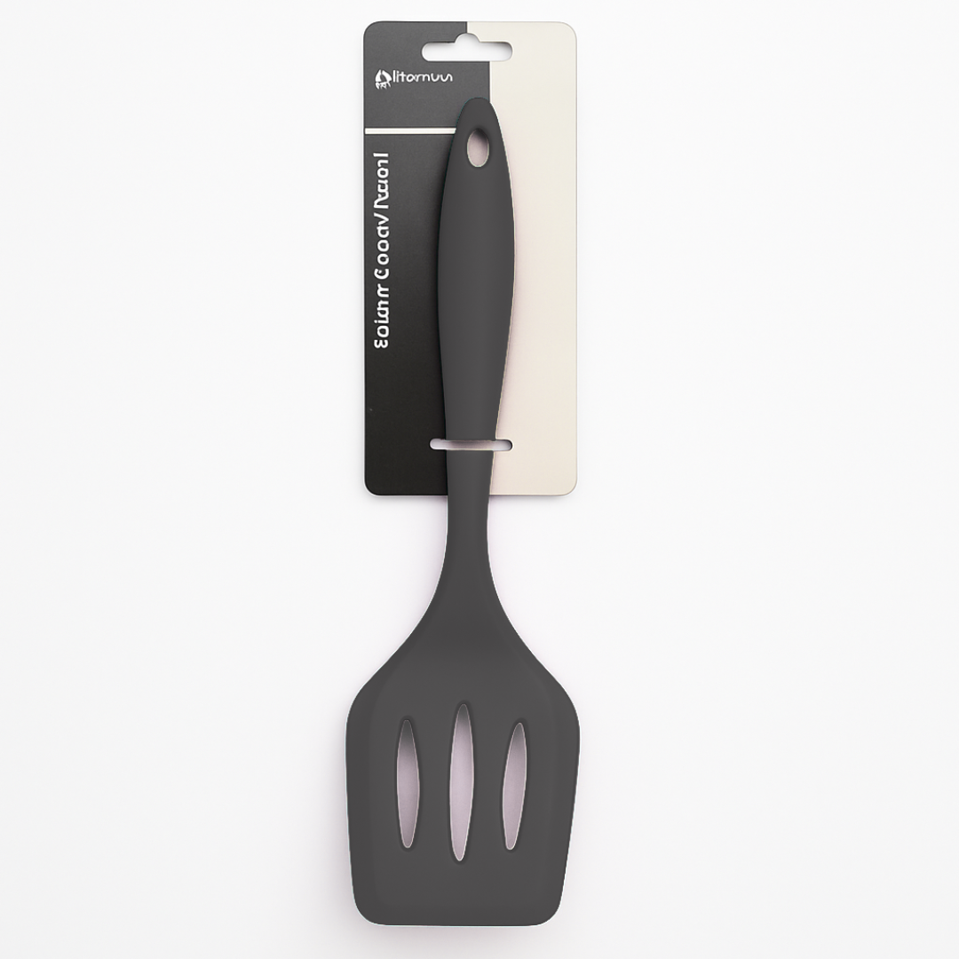 Espátula Vazada De Silicone 29Cm Chazak