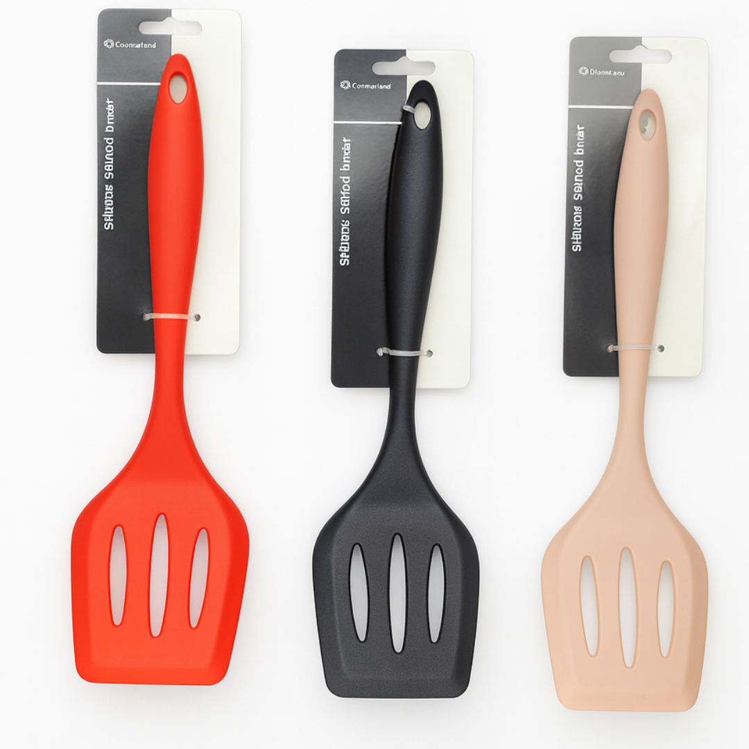 Espátula Vazada De Silicone 29Cm Chazak
