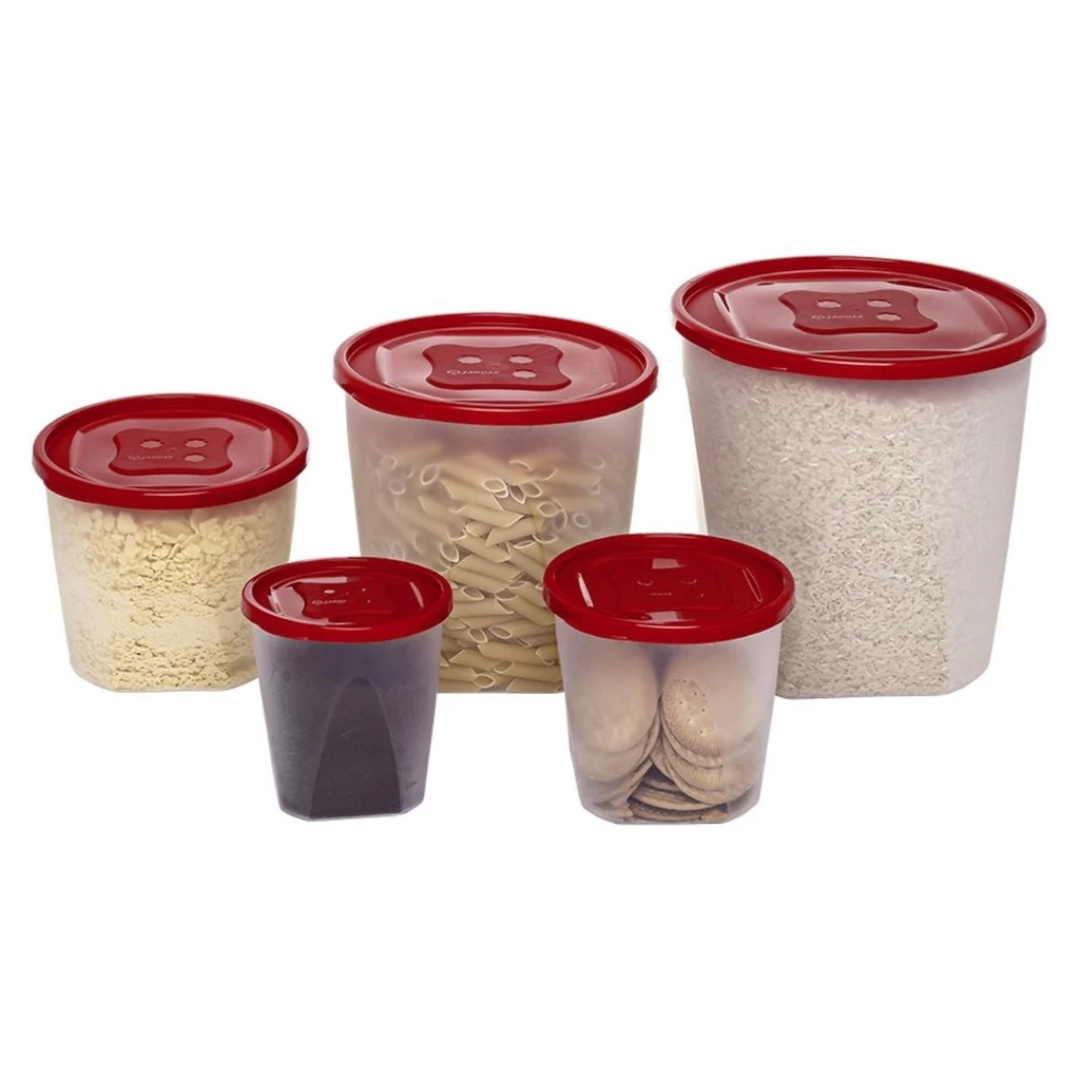 Conjunto Pote Mantimento Redondo Jaguar