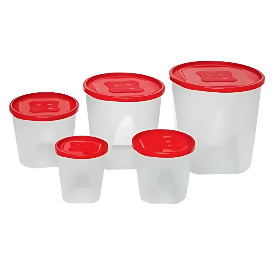Conjunto Pote Mantimento Redondo Jaguar