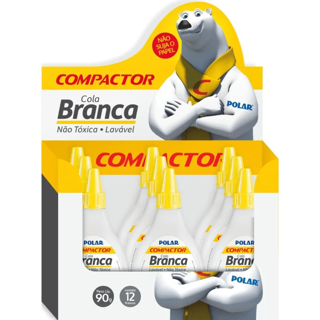 Cola Branca Polar 90 Gr Compactor