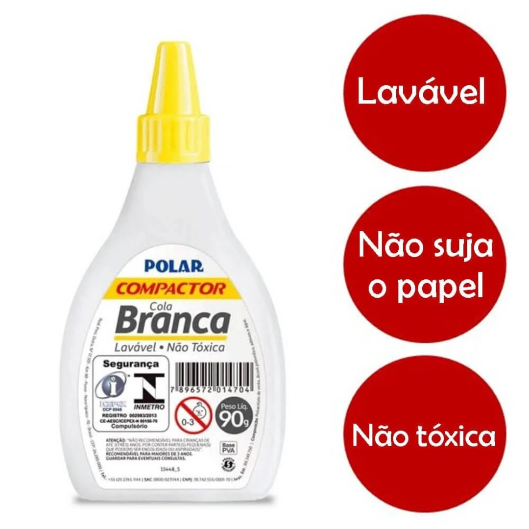 Cola Branca Polar 90 Gr Compactor